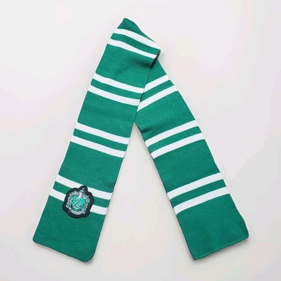 Harry Potter Hogwarts Slytherin Uniform Scarf Costume Accessory - Picture 1 of 3